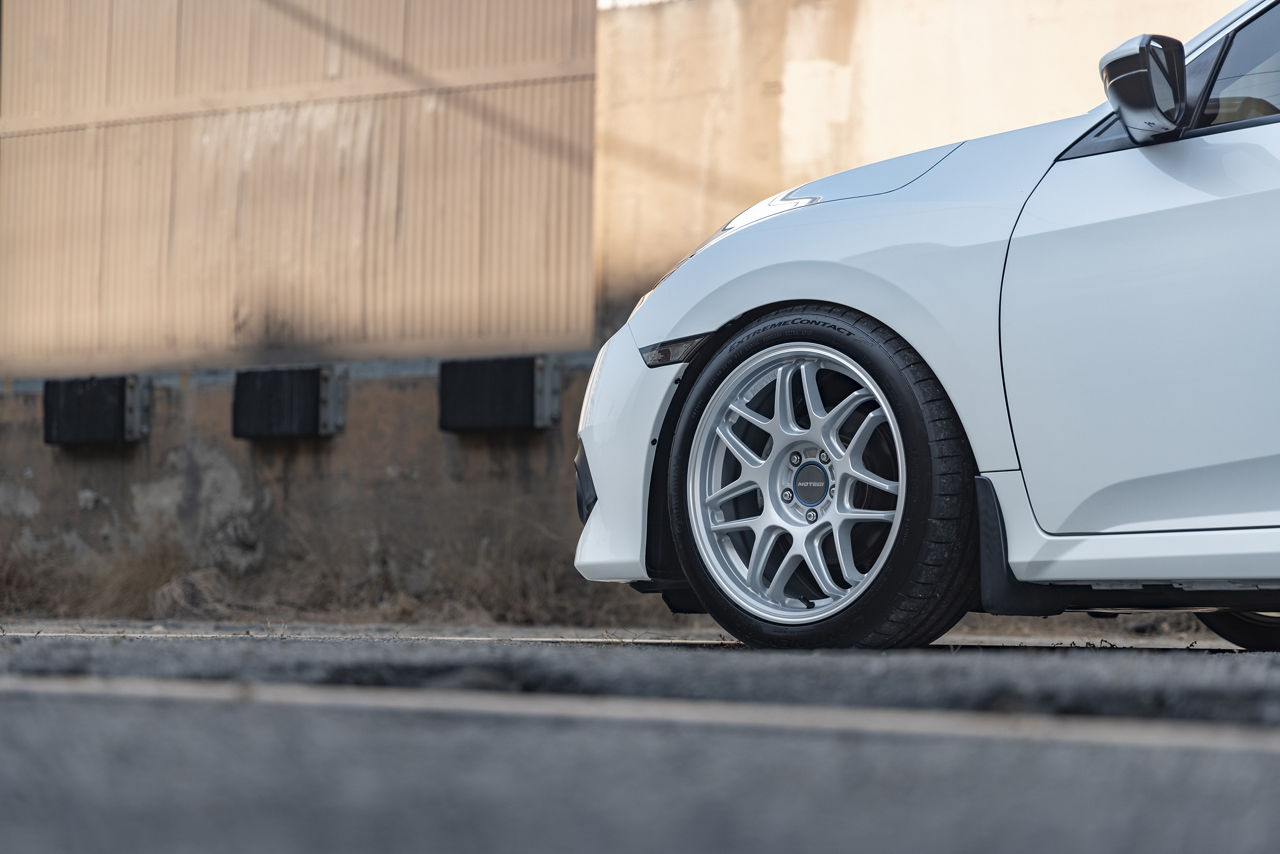 2020 Honda Civic - Motegi MR158 Tsubaki - Silver | Motegi Wheels